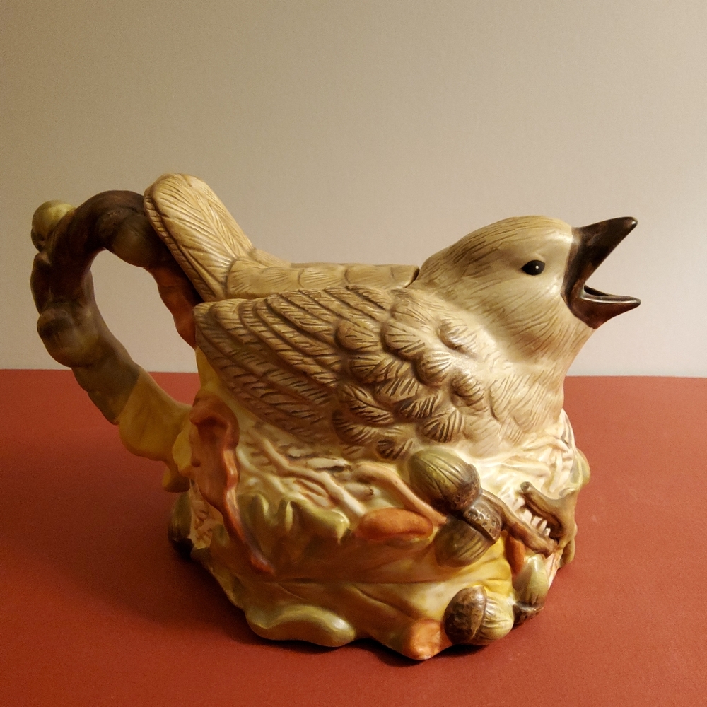 Bird-On-Nest Teapot by Indigo Gate for Silvestri - Picture 2 of 5